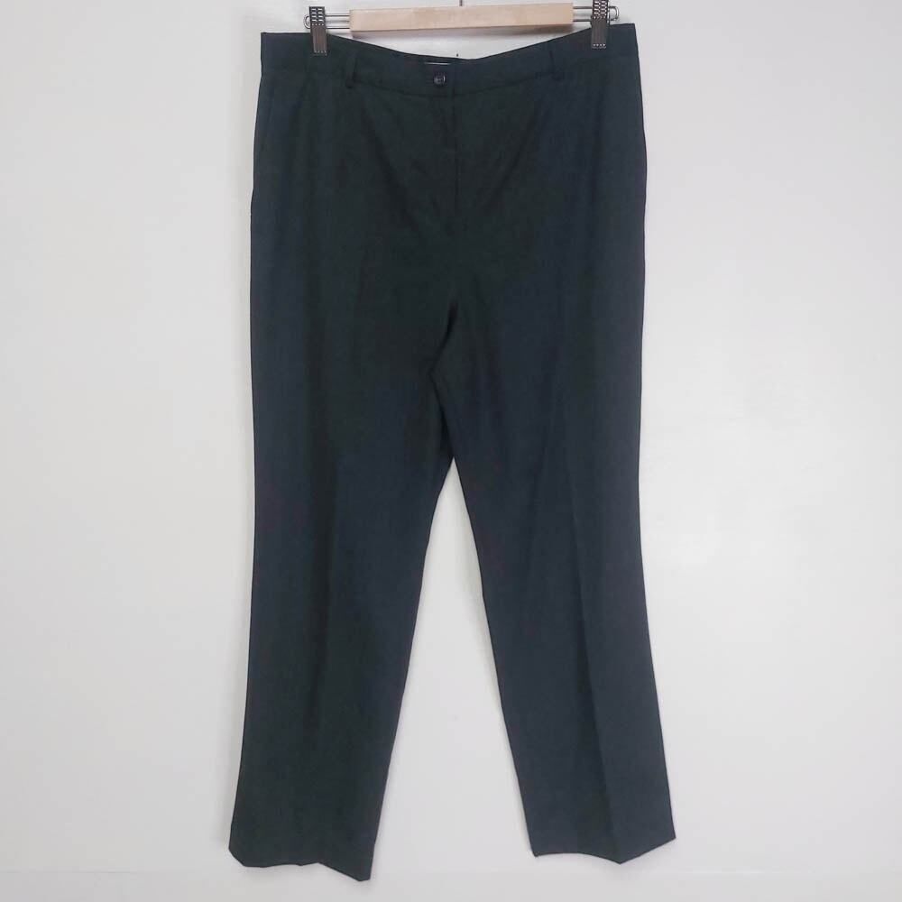 Pendleton 100% Virgin Wool Charcoal Gray Straight Leg Trousers 12